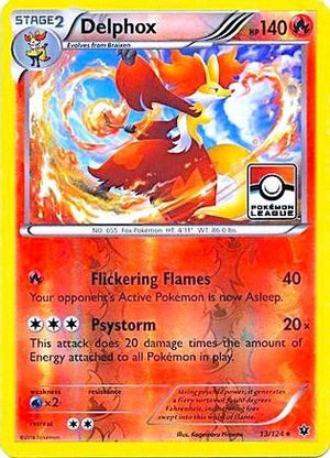 Delphox - 13/124 (Pokemon League) 13 - League & Championship Cards Reverse Holofoil - Poke-Collect