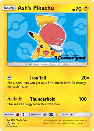 Ash's Pikachu - SM114 SM114/248 - SM Promos - Poke-Collect