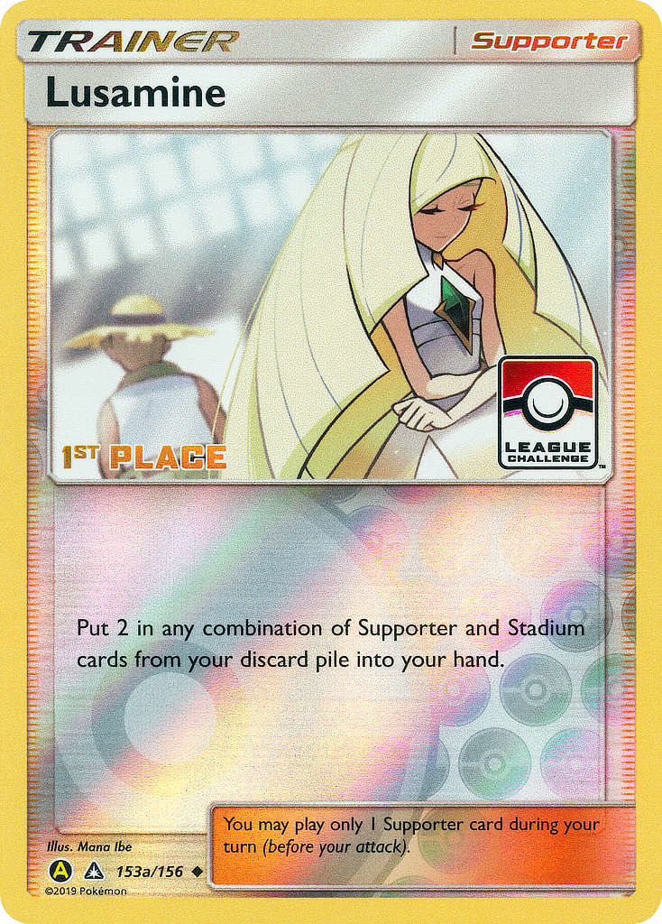 Lusamine 153a/156 - Ultra Prism Reverse Holofoil - Poke-Collect