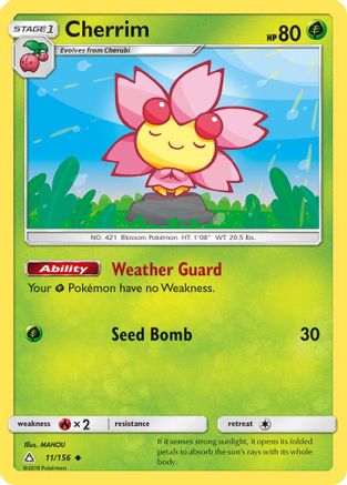 Cherrim 11/156 - SM  Ultra Prism - Poke-Collect