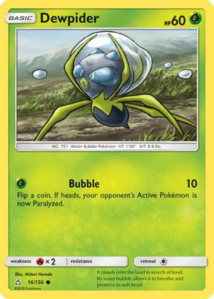 Dewpider 16/156 - SM  Ultra Prism - Poke-Collect
