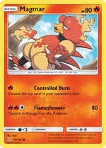 Magmar 18/156 - SM  Ultra Prism Reverse Holofoil - Poke-Collect