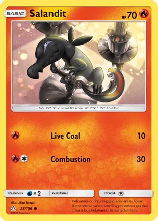 Salandit 25/156 - SM  Ultra Prism - Poke-Collect