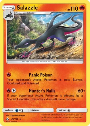 Salazzle 26/156 - SM  Ultra Prism - Poke-Collect