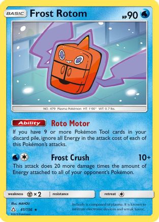 Frost Rotom 41/156 - SM  Ultra Prism - Poke-Collect