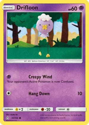 Drifloon 51/156 - SM  Ultra Prism - Poke-Collect
