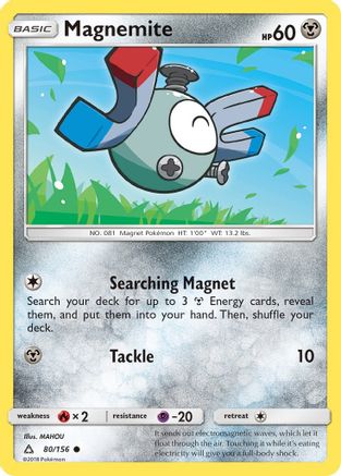 Magnemite (80) 80/156 - SM  Ultra Prism - Poke-Collect