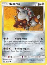 Heatran 88/156 - SM  Ultra Prism Reverse Holofoil - Poke-Collect