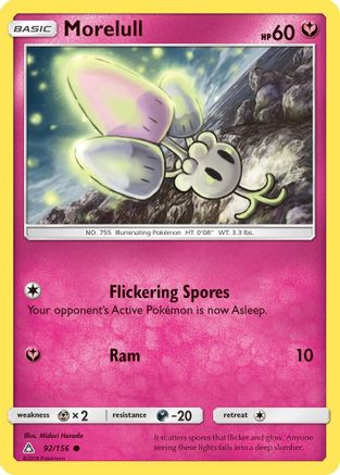 Morelull 92/156 - SM  Ultra Prism Reverse Holofoil - Poke-Collect