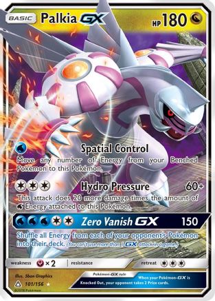 Palkia GX 101/156 - SM  Ultra Prism Holofoil - Poke-Collect
