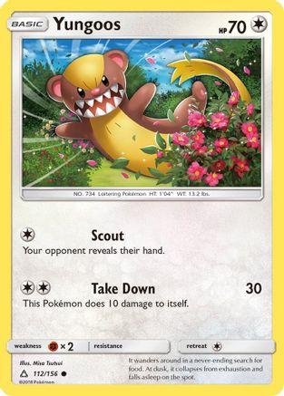 Yungoos 112/156 - Ultra Prism - Poke-Collect