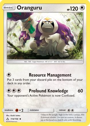 Oranguru 114/156 - SM  Ultra Prism - Poke-Collect