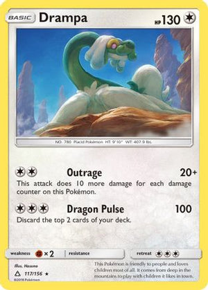 Drampa 117/156 - SM  Ultra Prism Holofoil - Poke-Collect