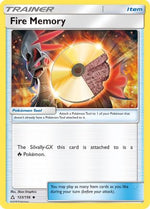 Fire Memory 123/156 - SM  Ultra Prism Reverse Holofoil - Poke-Collect