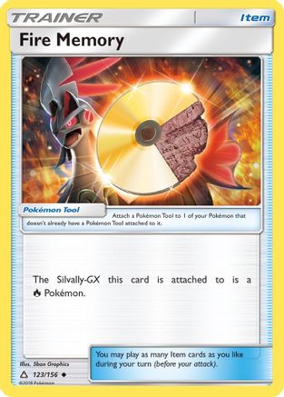 Fire Memory 123/156 - SM  Ultra Prism Reverse Holofoil - Poke-Collect