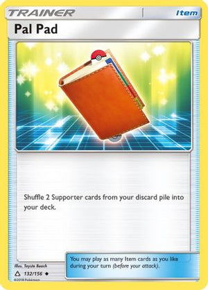 Pal Pad 132/156 - SM  Ultra Prism Reverse Holofoil - Poke-Collect