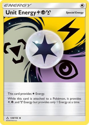 Unit Energy LightningPsychicMetal 138/156 - Ultra Prism - Poke-Collect
