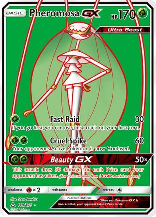 Pheromosa GX (Full Art) 140/156 - SM  Ultra Prism Holofoil - Poke-Collect