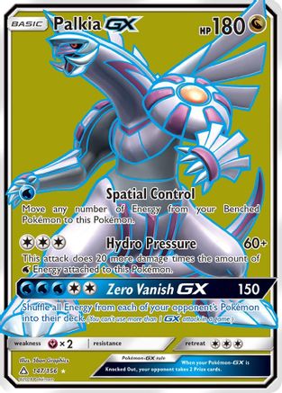 Palkia GX (Full Art) 147/156 - SM  Ultra Prism Holofoil - Poke-Collect