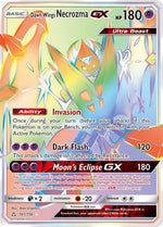 Dawn Wings Necrozma GX (Secret Rare) 161/156 - SM  Ultra Prism Holofoil - Poke-Collect
