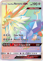Dusk Mane Necrozma GX (Secret Rare) 163/156 - SM  Ultra Prism Holofoil - Poke-Collect