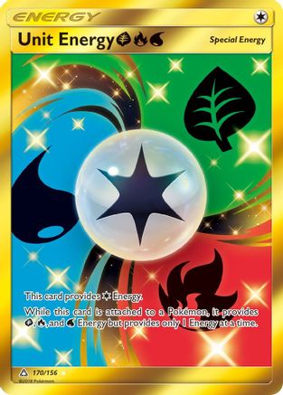 Unit Energy GrassFireWater 170/156 - Ultra Prism Holofoil - Poke-Collect