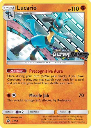 Lucario - SM95 (Prerelease) SM95/248 - SM Promos Holofoil - Poke-Collect