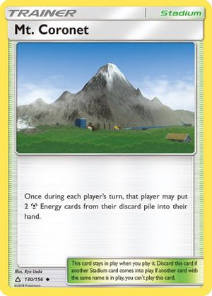 Mt. Coronet 130/156 - SM  Ultra Prism Reverse Holofoil - Poke-Collect
