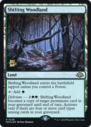 Shifting Woodland (PRE-228) - Modern Horizons 3 Promos Foil - Poke-Collect
