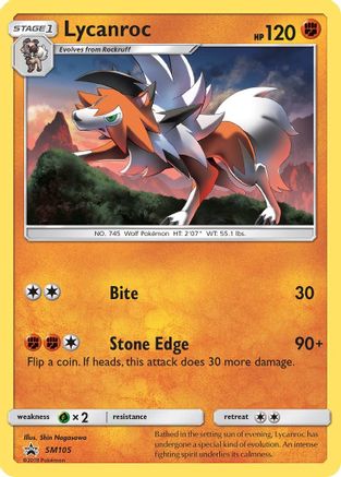 Lycanroc - SM105 SM105/248 - SM Promos Holofoil - Poke-Collect