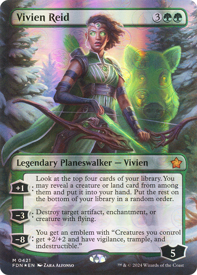 Vivien Reid (FDN-421) - Foundations (Borderless) Foil - Poke-Collect