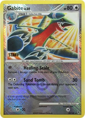 Gabite - 59/147 (Championship Promo) [Staff] 59 - League & Championship Cards Reverse Holofoil - Poke-Collect