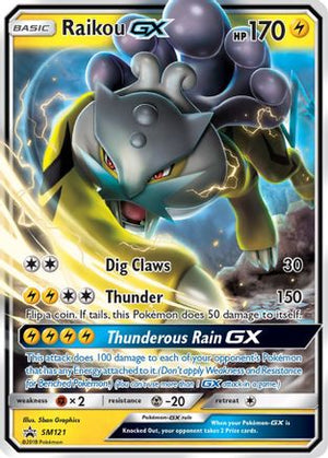 Raikou GX SM121/248 - SM Promos Holofoil - Poke-Collect