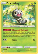 Scatterbug (5) 5/131 - SM  Forbidden Light Reverse Holofoil - Poke-Collect