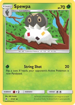 Spewpa 7/131 - Forbidden Light - Poke-Collect