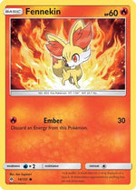 Fennekin (14) 14/131 - SM  Forbidden Light Reverse Holofoil - Poke-Collect