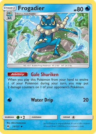 Frogadier 23/131 - SM  Forbidden Light - Poke-Collect