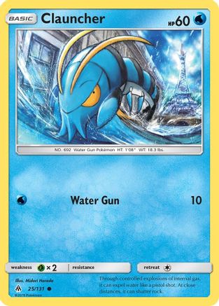 Clauncher 25/131 - SM  Forbidden Light Reverse Holofoil - Poke-Collect