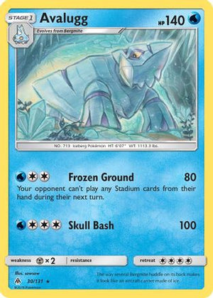 Avalugg 30/131 - SM  Forbidden Light Reverse Holofoil - Poke-Collect