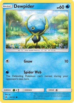Dewpider 32/131 - SM  Forbidden Light Reverse Holofoil - Poke-Collect
