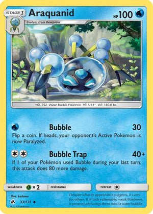 Araquanid 33/131 - SM  Forbidden Light Reverse Holofoil - Poke-Collect