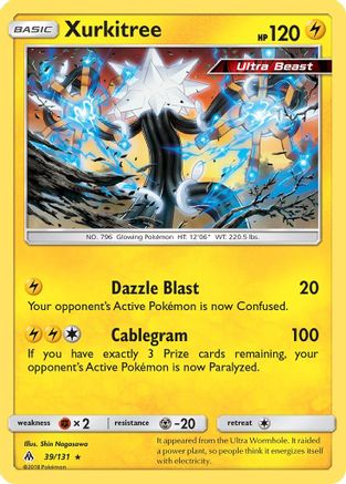 Xurkitree 39/131 - Forbidden Light - Poke-Collect