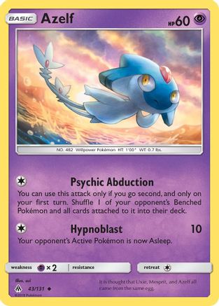 Azelf 43/131 - SM  Forbidden Light - Poke-Collect
