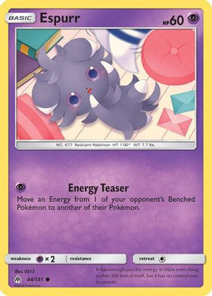 Espurr 44/131 - SM  Forbidden Light Reverse Holofoil - Poke-Collect