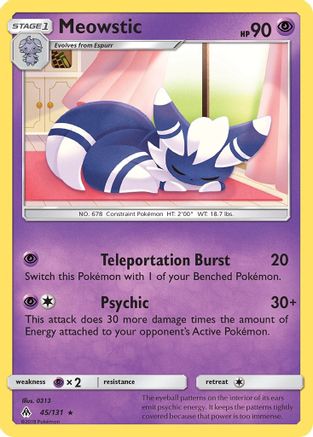 Meowstic 45/131 - SM  Forbidden Light - Poke-Collect