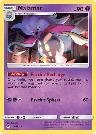 Malamar 51/131 - SM  Forbidden Light - Poke-Collect