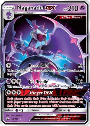 Naganadel GX 56/131 - SM  Forbidden Light Holofoil - Poke-Collect