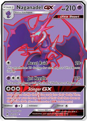 Naganadel GX (Full Art) 121/131 - SM  Forbidden Light Holofoil - Poke-Collect
