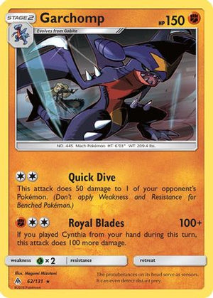 Garchomp 62/131 - SM  Forbidden Light Holofoil - Poke-Collect
