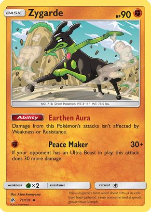 Zygarde 71/131 - Forbidden Light Reverse Holofoil - Poke-Collect